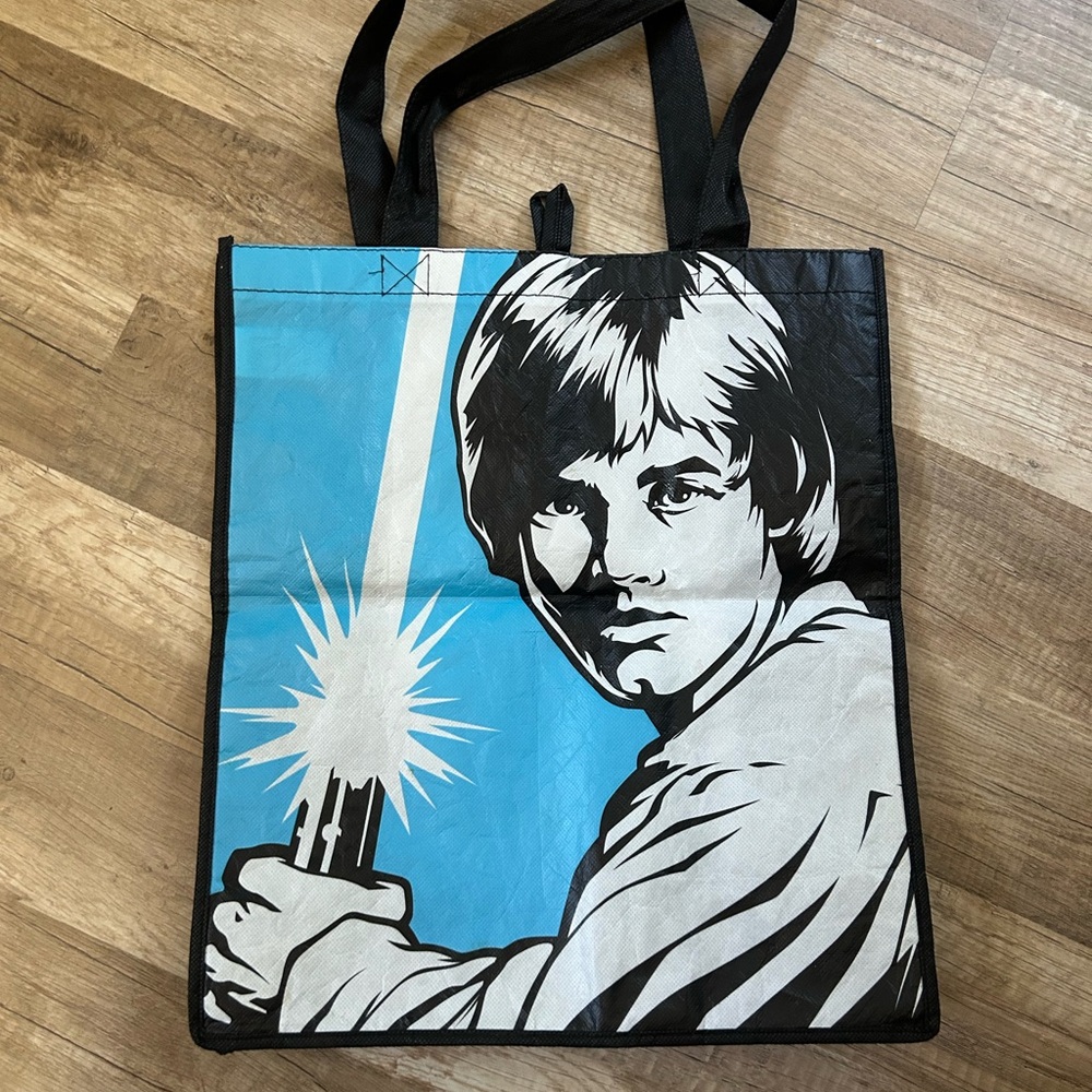Star Wars Blue and Black Tote Bag